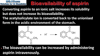 D.2 Solubility and bioavailability of aspirin (SL)