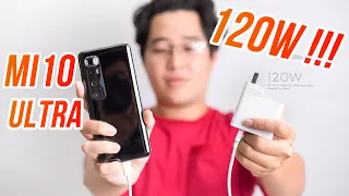 Thực tế củ sạc 120W của Mi 10 Ultra có như quảng cáo!!!