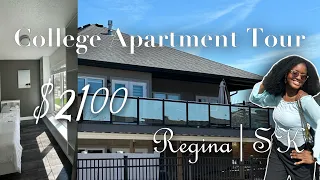 $2100 Canadian College Apartment Tour in Regina, SK | Nigeria to Canada