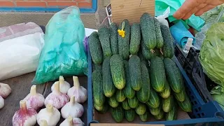 Рынок и цены на овощи.г.Лиски