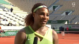 Serena Williams: 2021 Roland Garros Third Round Win Interview