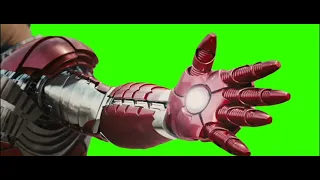 Iron man 2 suitcase armor Mark V  suit up greenscreen