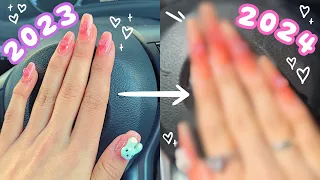.˚₊‧ RECREATING MY FIRST SET OF NAILS | The secret to improving quick ‧₊˚.