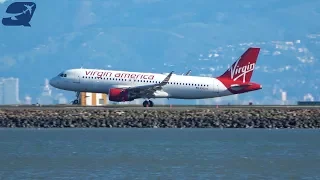 (4K) 35+ Minutes of Plane Spotting - San Francisco International Airport (KSFO)