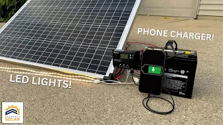 Setting Up Your First DIY Solar Power System | No Inverter Needed!