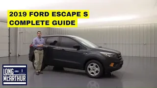 2019 FORD ESCAPE S COMPLETE GUIDE - STANDARD AND OPTIONAL EQUIPMENT