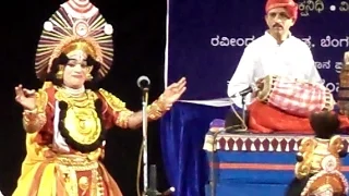 Yakshagana-Teerthalli Gopal Achari-Krishna-Charana Enage Bahu Novaayithayya... Krishna sandhana