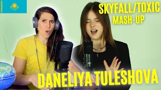 WOW! Daneliya Tuleshova - Skyfall+Toxic REACTION #DaneliyaTuleshova #reaction #skyfall #toxic