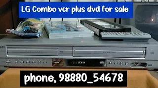 Lg 6 head combo vcr plus dvd player for sale