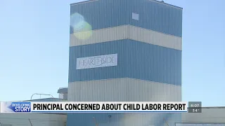 Principal concerned about child labor report