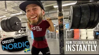 Box Tour to CROSSFIT NORDIC (SQUAT 10KG MORE INSTANTLY - Top 3 Tips)