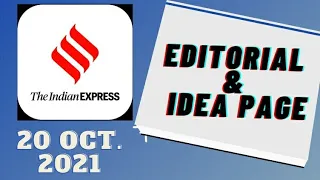 20th October 2021 | Gargi Classes Indian Express Editorial Analysis/Discussion