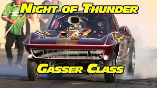 Night of Thunder Gasser Drag Racing National Trail Raceway 2023