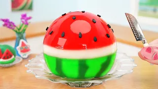 Cocomelon Jelly 🍉 Miniature Watermelon Jelly Recipe | Perfect 1000+ Miniature Ideas