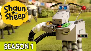 Robot Dog & Shaun's Snoring Cure | Shaun the Sheep Season 1 Full Episodes | Cartoons for Kids