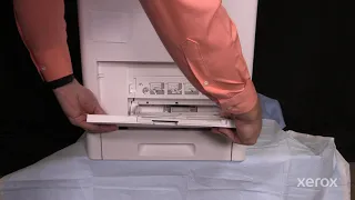 Xerox® VersaLink® C605 Family Printer Removing and Replacing the Bypass Tray