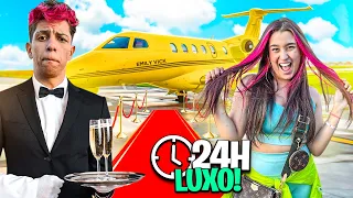 24 HORAS TENDO UMA VIDA DE LUXO *falimos