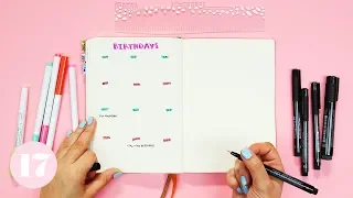 One Minute Bullet Journal Layouts | Plan With Me