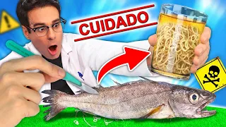 Encontré GUSANOS ANISAKIS en el PESCADO y No Creerás Lo Que Pasó!!