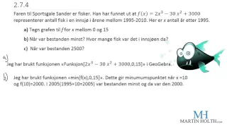 Matematikk 1P - 2.7.4- Null- og bunnpunkter