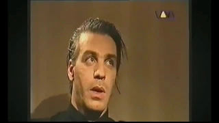 Till Lindemann jovem falando sobre relacionamentos - Legendado Português BR