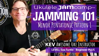 How to Jam On the Ukulele in Different Keys using a Pentatonic Scale Pattern. (Low G)