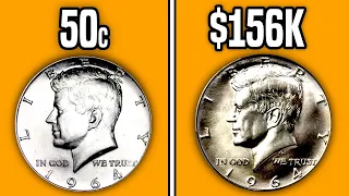 $156,000.00 Kennedy Half Dollar 1964 Coin!