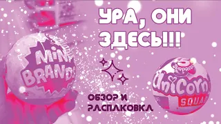 5 surprise Mini Brands от Zuru и Unicorn squad: шары-сюрпризы, обзор и распаковка