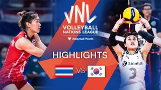 🇹🇭 THA vs. 🇰🇷 KOR - Highlights Week 3 | Women's VNL 2022