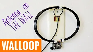 WALLOOP ANTENNA - Simple Homemade Project ( +openWSPR receiver )