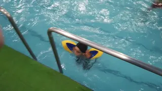 Hassan swimming