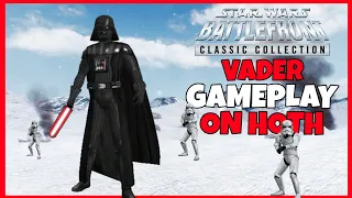 STAR WARS BATTELFRONT CLASSIC COLLECTION DARTH VADER GAMEPLAY ON HOTH HVV