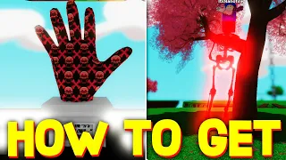 HOW TO GET RUN GLOVE + ITS FINALLY OVER BADGE in SLAP BATTLES SHOWCASE ROBLOX!