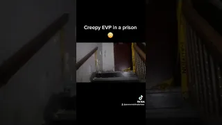 Creepy voice captured in abandoned prison 😳 #paranormalofwatertown #cressonsanatorium #scary