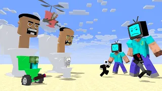 Monster School BECOME SKIBIDI TOILET & ALL SEASON POOR CUTE GIRL LOVE RICH BOY - Minecraft Animation