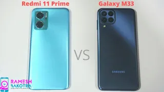 Redmi 11 Prime 5g vs Samsung Galaxy M33 5g Speed and Camera Comparison