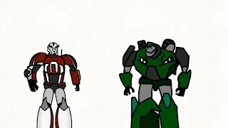 Transformers prime Ratchet and Bulkhead 2D animation ( test)