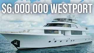 Touring a $6,000,000 American Built Superyacht | Westport 112