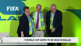 LIVE: Dallas to host 9 World Cup games