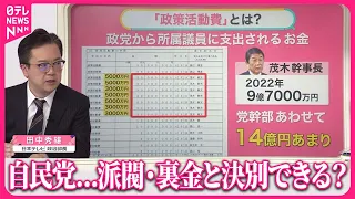 【政治部長に聞く】 “派閥の解消”なるか  “30年前と同じ”なのはなぜ？【#みんなのギモン】