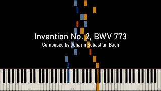 Bach - Invention No. 2 in C minor, BWV 773