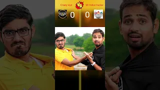 Crazy xyz vs Mr Indian Hacker Comparison video | experiment kings dilraj vs Amit #ytshortsfeed