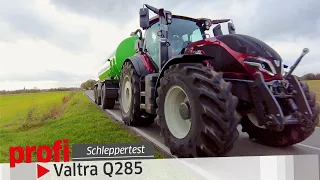 Valtra Q285 im Schleppertest