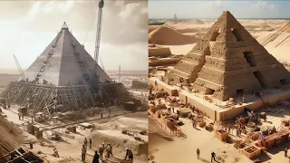 I asked ChatGPT Ai how the Egyptian pyramids were built and what is their history?