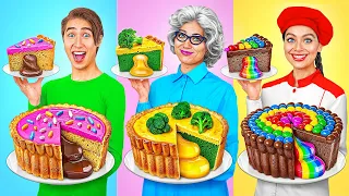 Reto De Cocina Yo vs Abuela | Trucos Divertidos de Comida de Multi DO Smile