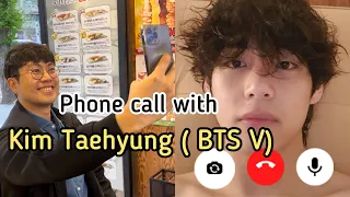 Phone call with BTS V ( Kim Taehyung) full conversation