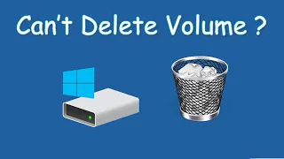 Fix Can’t Delete Volume