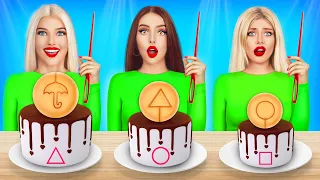 Big, Medium and Small Cake Decorating Challenge!  Rich VS Poor Food Epic Battle by RATATA POWER