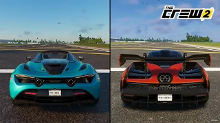 The Crew 2 | McLaren 720S Spider 2019 vs. McLaren Senna 2018 Performance and Sound Comparison