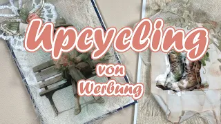 Upcycling von Werbung || Craft with me